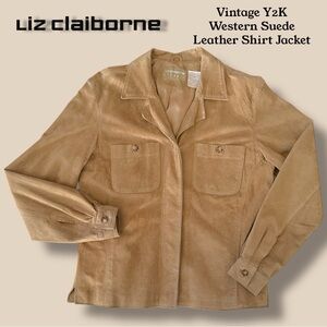 Liz Claiborne Tan Leather Jacket